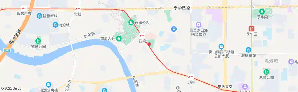 佛山镇中路_公交站地图_佛山公交_妙搜公交查询2025