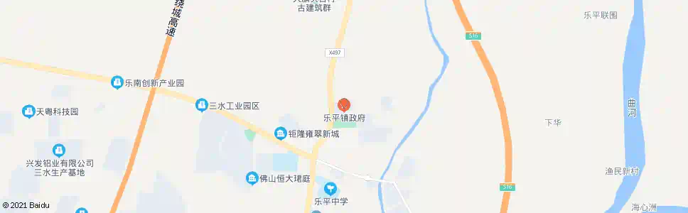 佛山乐平镇_公交站地图_佛山公交_妙搜公交查询2025