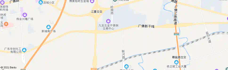 佛山联桂北_公交站地图_佛山公交_妙搜公交查询2025