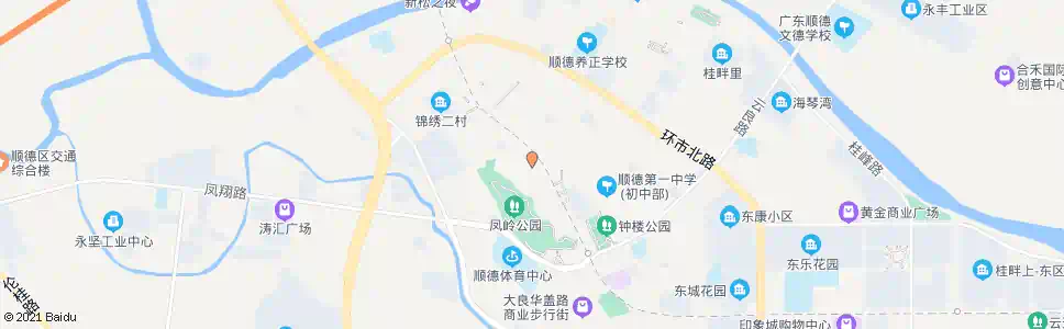 佛山顺德中心血站上东献血点_公交站地图_佛山公交_妙搜公交查询2025