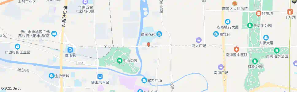 佛山市一中_公交站地图_佛山公交_妙搜公交查询2025