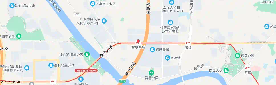 佛山智慧新城_公交站地图_佛山公交_妙搜公交查询2025