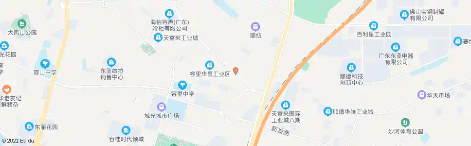 佛山容里恒盛路口_公交站地图_佛山公交_妙搜公交查询2025