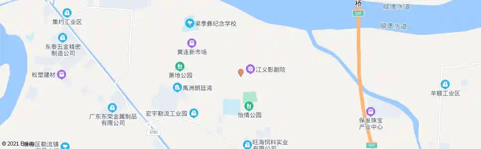 佛山江义市场_公交站地图_佛山公交_妙搜公交查询2025