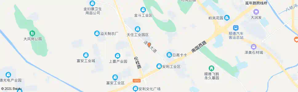 佛山顺流厂_公交站地图_佛山公交_妙搜公交查询2025