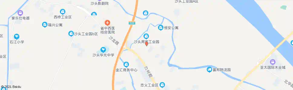 佛山沙头周家工业区_公交站地图_佛山公交_妙搜公交查询2025