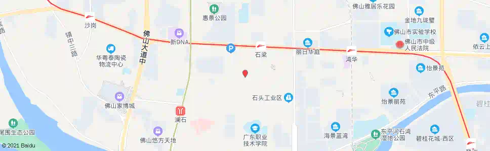 佛山澜石金属交易中心南_公交站地图_佛山公交_妙搜公交查询2025