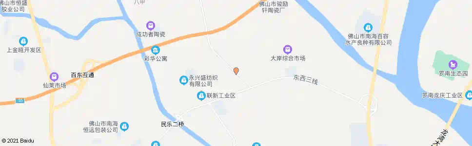佛山康王南路_公交站地图_佛山公交_妙搜公交查询2025