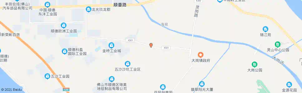 佛山沙坑牌坊_公交站地图_佛山公交_妙搜公交查询2025
