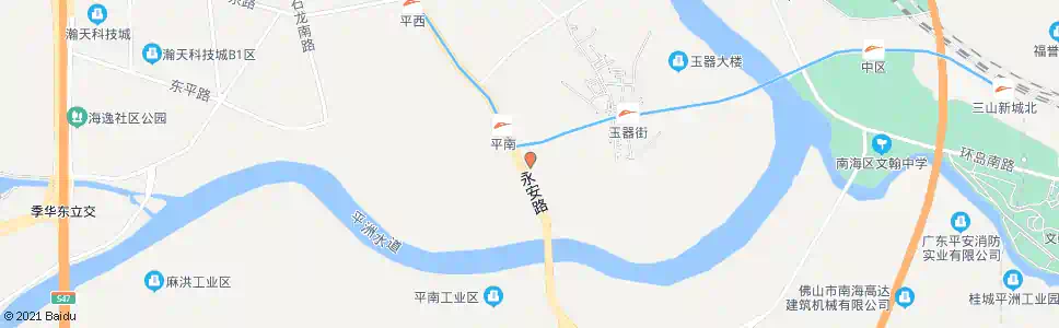 佛山平南小学_公交站地图_佛山公交_妙搜公交查询2025
