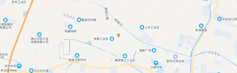 佛山马滘牌坊_公交站地图_佛山公交_妙搜公交查询2025