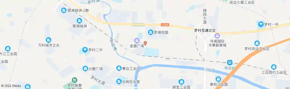 佛山罗湖中路_公交站地图_佛山公交_妙搜公交查询2025