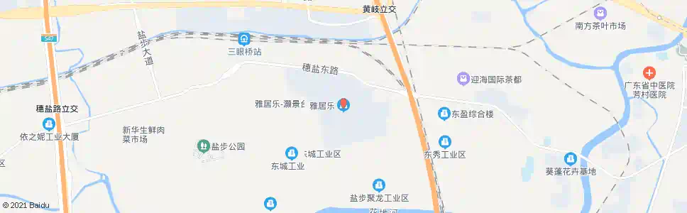 佛山穗盐路总站(雅居乐雍景豪园)_公交站地图_佛山公交_妙搜公交查询2025