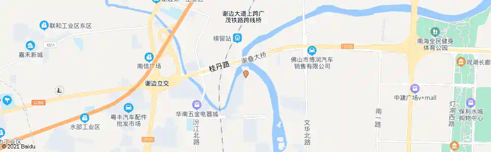 佛山货站路_公交站地图_佛山公交_妙搜公交查询2025