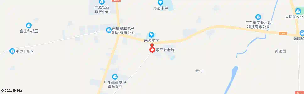 佛山南边敬老院_公交站地图_佛山公交_妙搜公交查询2025