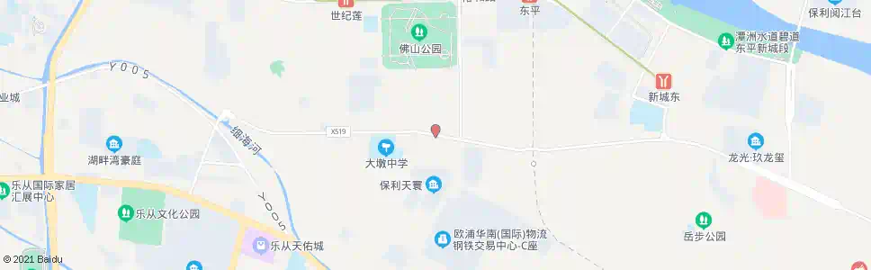 佛山大墩村_公交站地图_佛山公交_妙搜公交查询2025