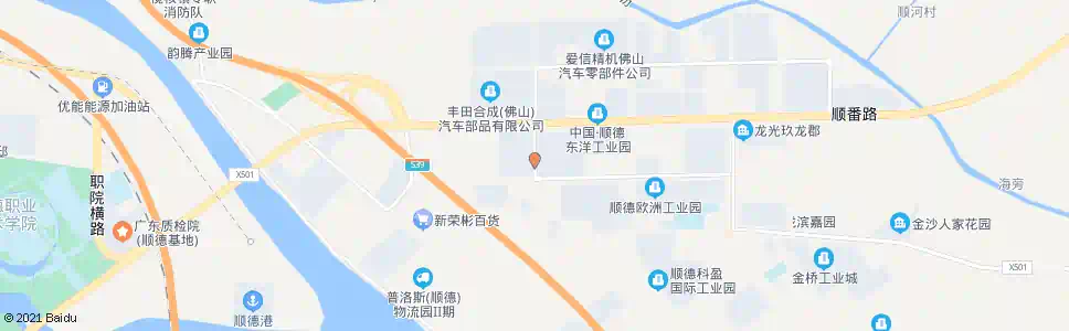 佛山顺翔南路新耀路口_公交站地图_佛山公交_妙搜公交查询2025