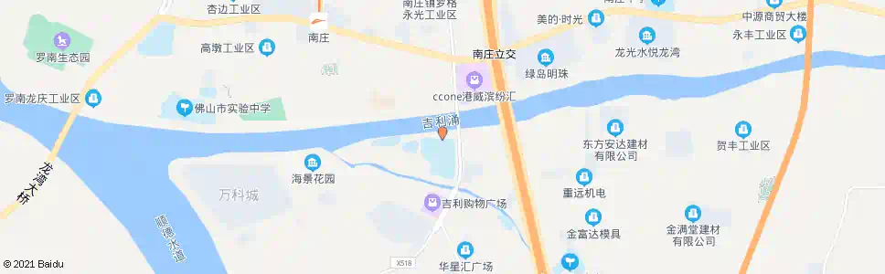 佛山南庄中心小学北门_公交站地图_佛山公交_妙搜公交查询2025