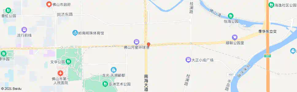 佛山季华七路_公交站地图_佛山公交_妙搜公交查询2025
