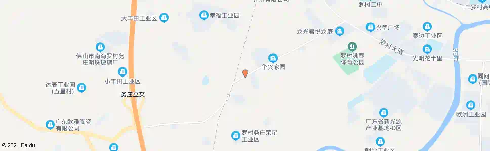 佛山罗村务庄市场_公交站地图_佛山公交_妙搜公交查询2025