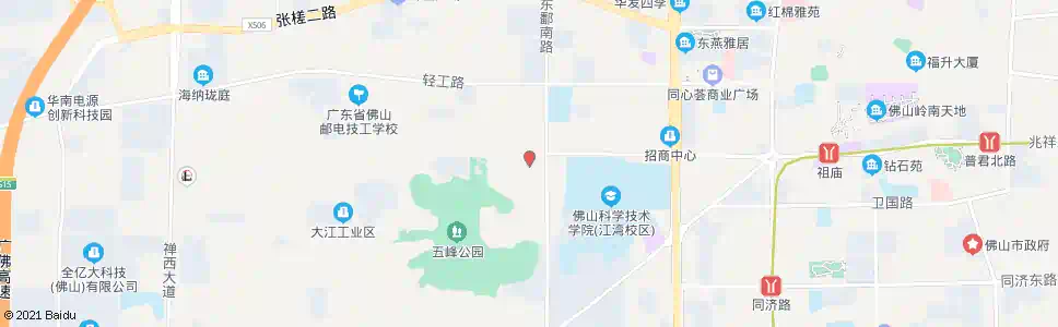 佛山海关(卫国路南)_公交站地图_佛山公交_妙搜公交查询2025