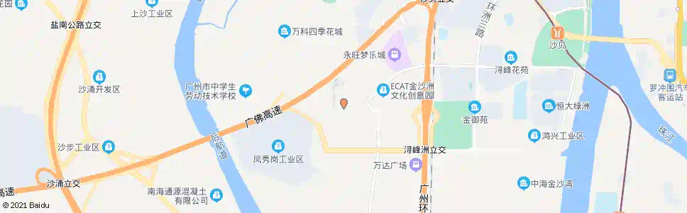 佛山沙凤钟村_公交站地图_佛山公交_妙搜公交查询2025