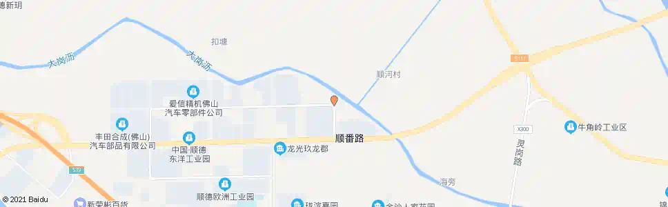 佛山新辉路顺意北路口_公交站地图_佛山公交_妙搜公交查询2025