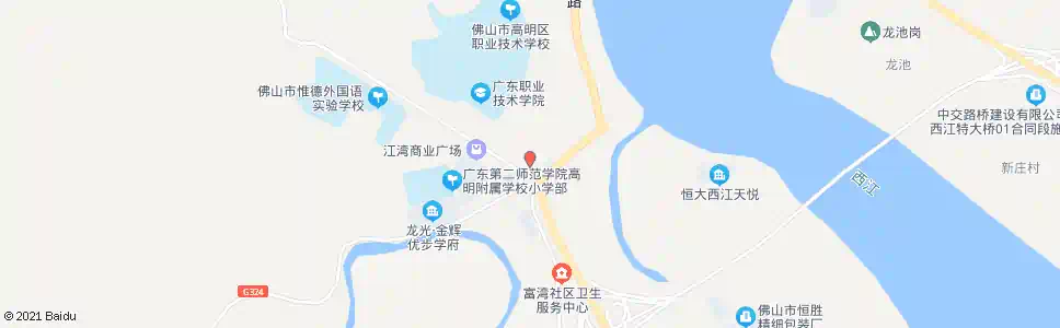 佛山富湾圩_公交站地图_佛山公交_妙搜公交查询2025