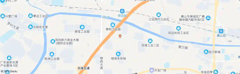 佛山塱沙二路_公交站地图_佛山公交_妙搜公交查询2025