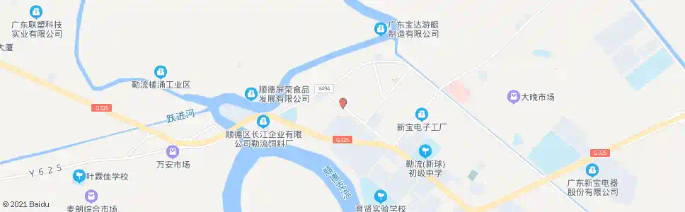 佛山易发商业街路口_公交站地图_佛山公交_妙搜公交查询2025