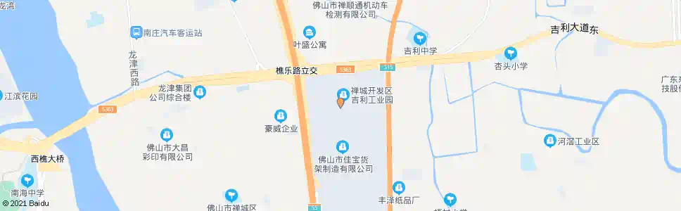 佛山新源二路南_公交站地图_佛山公交_妙搜公交查询2025