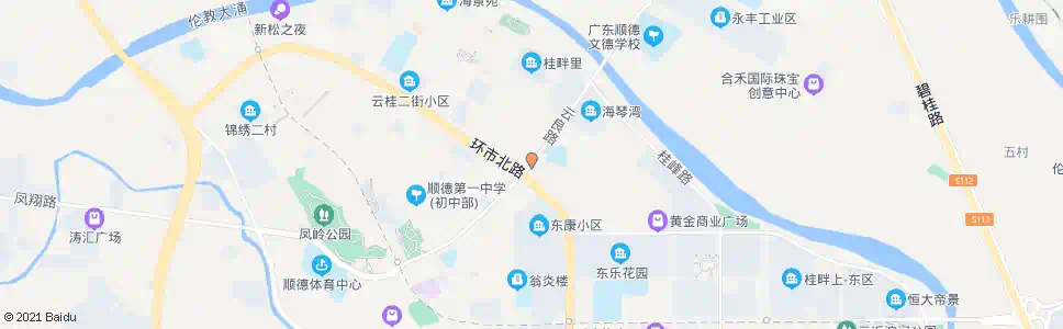 佛山环市北云良路口_公交站地图_佛山公交_妙搜公交查询2025