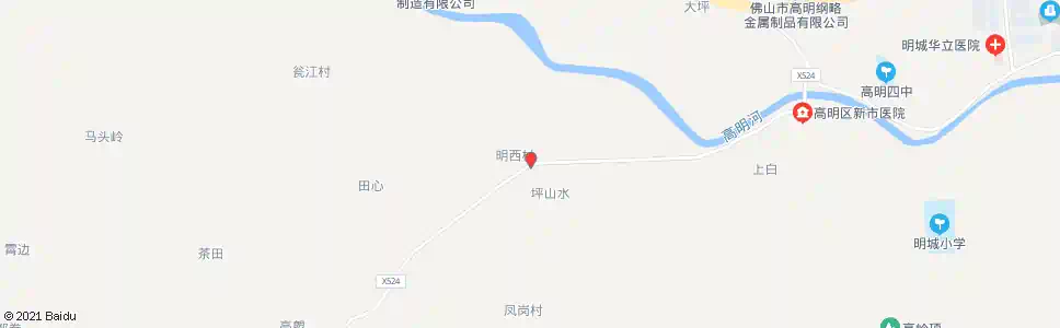 佛山坪山水_公交站地图_佛山公交_妙搜公交查询2025