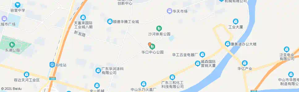 佛山华口公园_公交站地图_佛山公交_妙搜公交查询2025