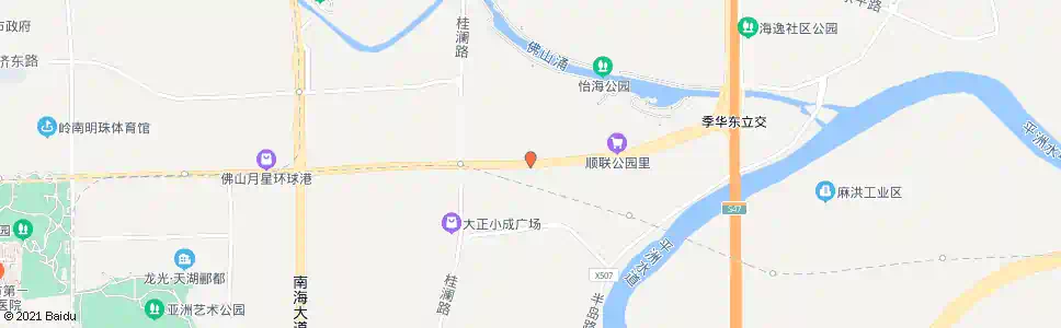 佛山季华东路_公交站地图_佛山公交_妙搜公交查询2025