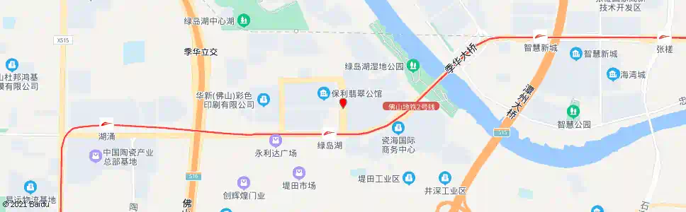 佛山绿岛湖行政服务大厅B站_公交站地图_佛山公交_妙搜公交查询2025