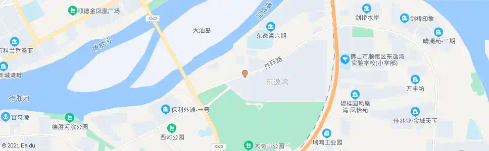 佛山东逸湾会所_公交站地图_佛山公交_妙搜公交查询2025