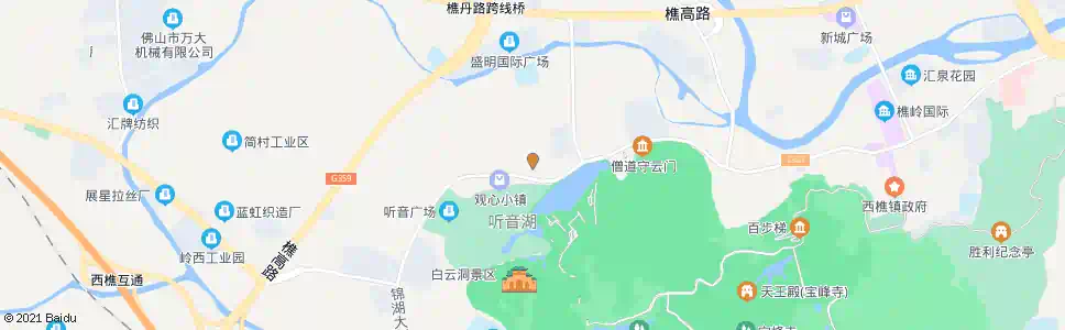佛山爱国路口_公交站地图_佛山公交_妙搜公交查询2025