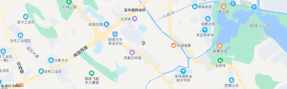 佛山大良医院_公交站地图_佛山公交_妙搜公交查询2025