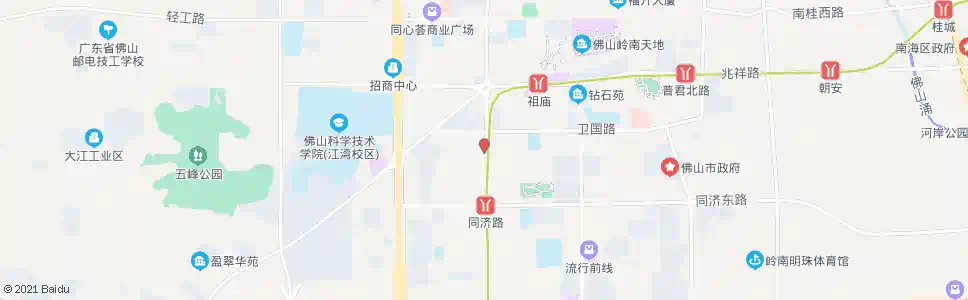 佛山建行_公交站地图_佛山公交_妙搜公交查询2025