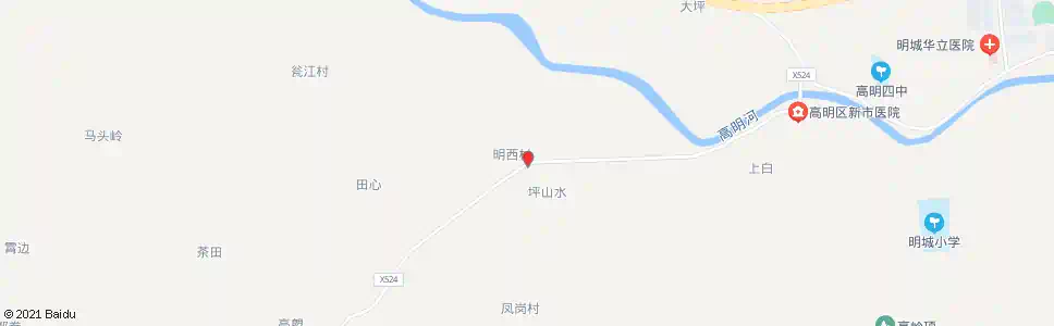 佛山坪山水村_公交站地图_佛山公交_妙搜公交查询2025