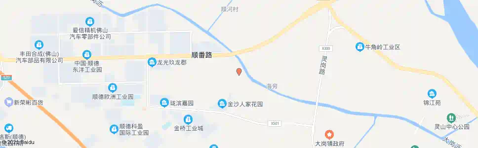 佛山顺德工业园总站_公交站地图_佛山公交_妙搜公交查询2025