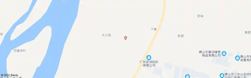 佛山大沙村东_公交站地图_佛山公交_妙搜公交查询2025