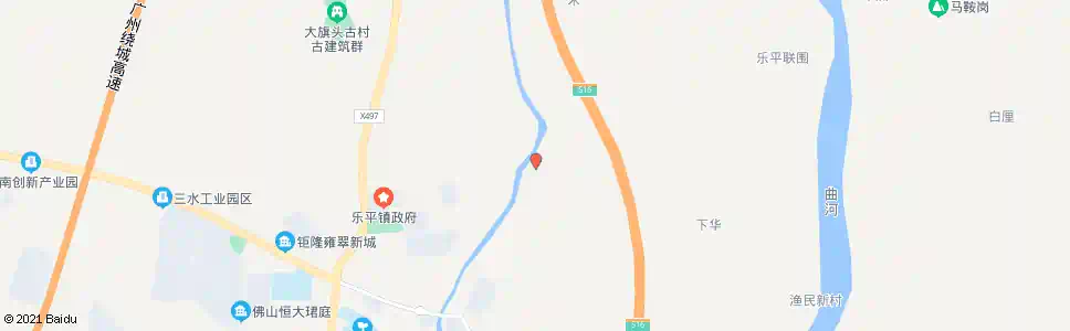 佛山尹边村_公交站地图_佛山公交_妙搜公交查询2025