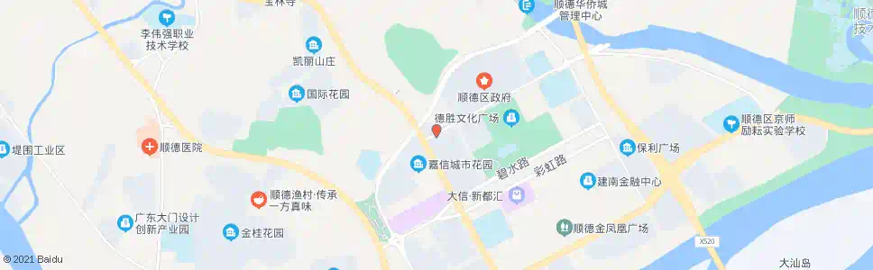 佛山聚胜花园_公交站地图_佛山公交_妙搜公交查询2025