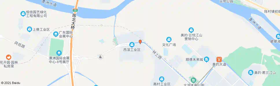 佛山西滘工业区_公交站地图_佛山公交_妙搜公交查询2025