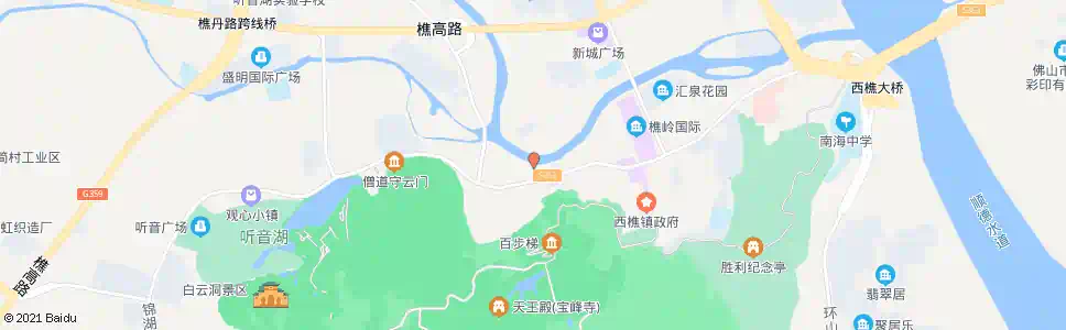 佛山广中码头_公交站地图_佛山公交_妙搜公交查询2025