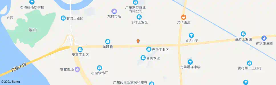 佛山东村村口_公交站地图_佛山公交_妙搜公交查询2025