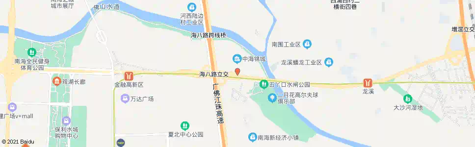 佛山中海锦城南_公交站地图_佛山公交_妙搜公交查询2025