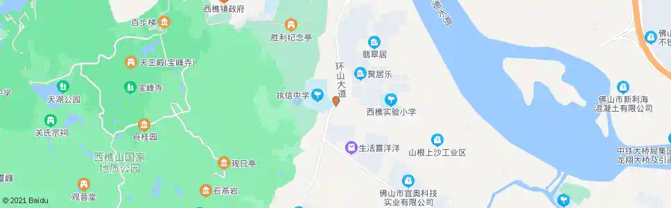 佛山执信路_公交站地图_佛山公交_妙搜公交查询2025